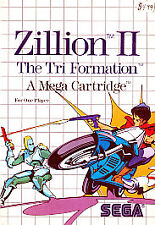 Zillion II box art for Sega Master System